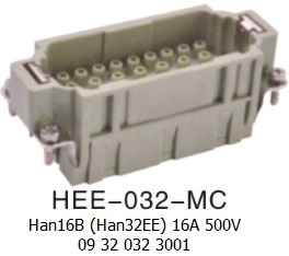 HEE-032-M-H16B Han 16B(Han32EE) 16A 500V-09 32 032 3001 crimp 32pin-male-OUKERUI-SMICO-Harting-Heavy-duty-connector.jpg